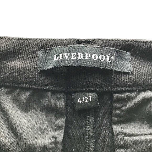LIVERPOOL Kelsey Knit Trouser Black Straight Leg Pants Womens 27 - Picture 5 of 11